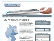 Tablet Screenshot of lte-abdeckung.net